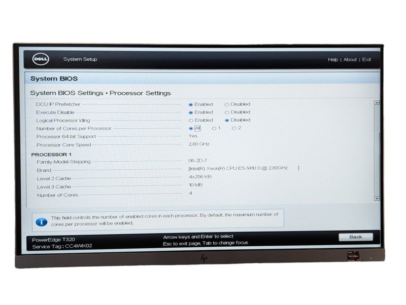 DELL PowerEdge T320 Intel Xeon E5-1410 0 @2.80Ghz 24GB RAM H310 RAID  -