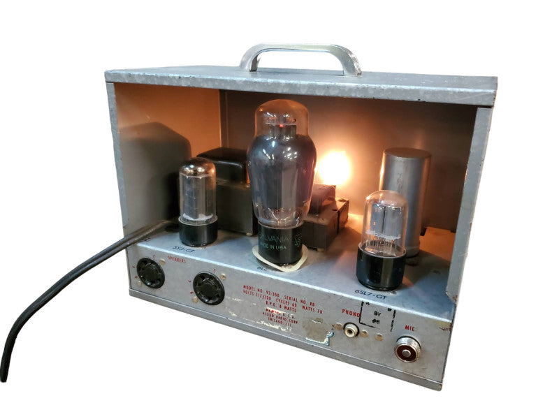 Knight 93 SZ 350 Vintage Tube PA Head for Harmonica @