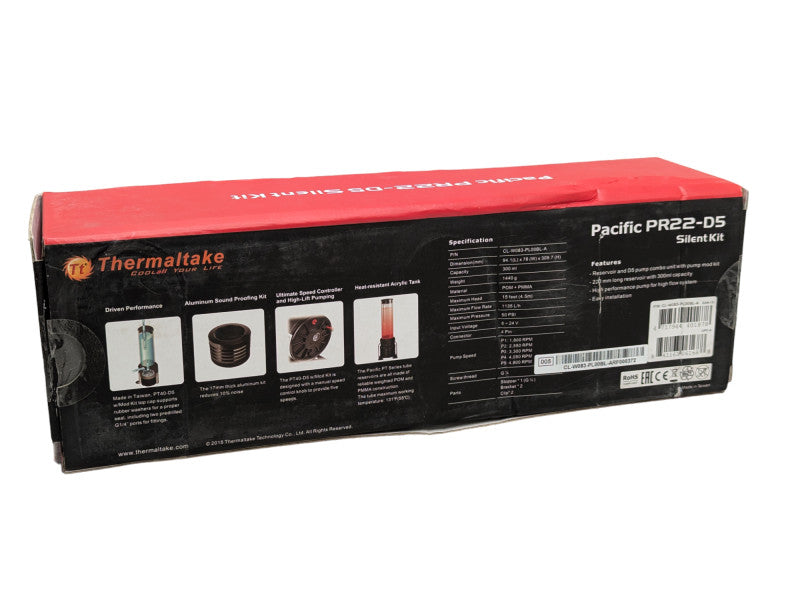Thermaltake Pacific PR22-D5 Silent Kit Reservoir + D5 pump  Q-