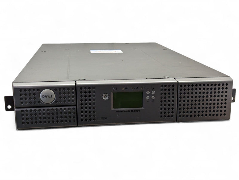 DELL PowerVault TL2000 Tape Library 2U 24 BAY NO TAPES 2x IBM LTO 4  Q-