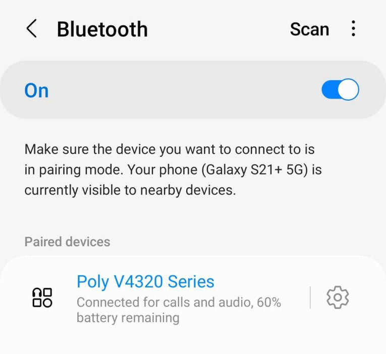 Poly Voyager 4320 Wireless Bluetooth Headset _