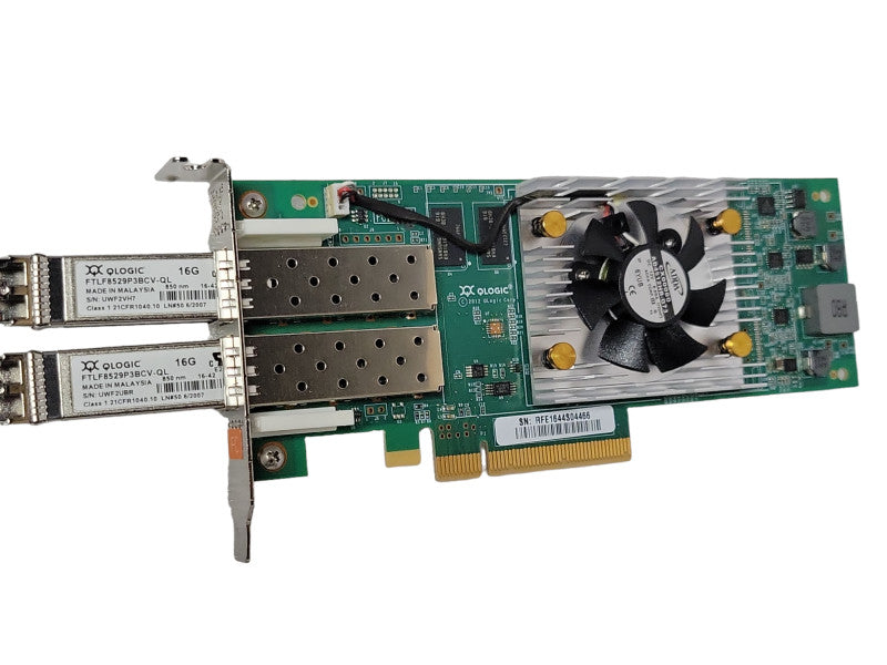Qlogic QLE2672 16Gb Dual Port SFP+ FC HBA Server Card, LP Bracket Q_