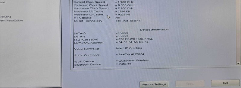 Dell OptiPlex 3060 USFF | i5-8500T @ 2.10GHz 6C, 8GB DDR4, 256GB NVMe, WiFi