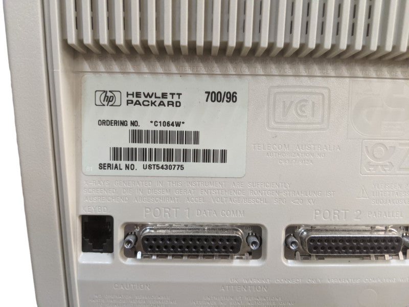 HP Hewlett Packard 700/96 C1064W Terminal CRT Monitor | No Keyboard