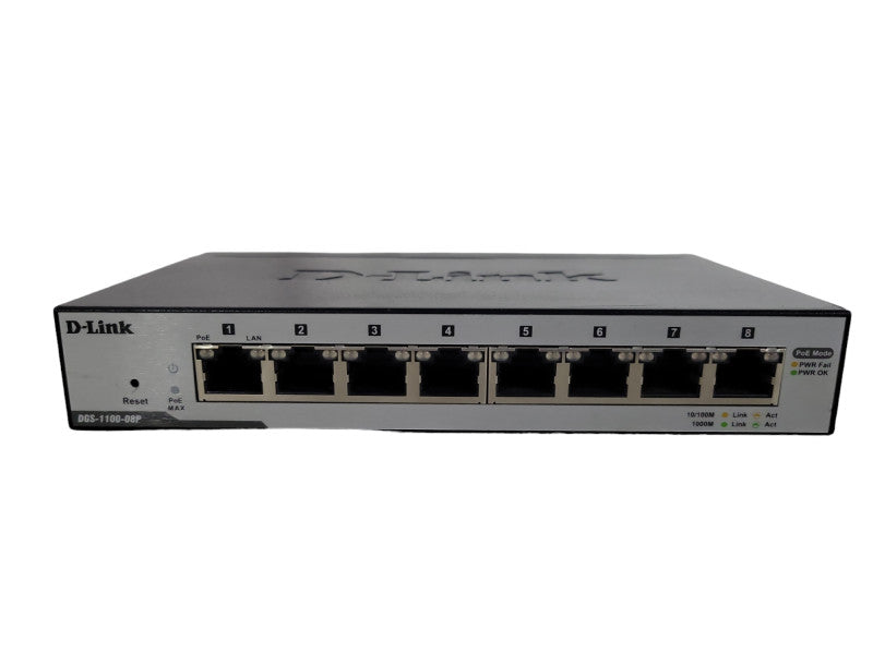 D-Link DGS-1100-08P | 8-Port Gigabit PoE EasySmart Switch !