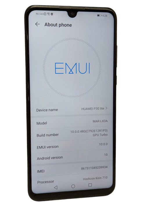 HUAWEI P30 Lite MAR-LX3A 128GB UNLOCKED  -