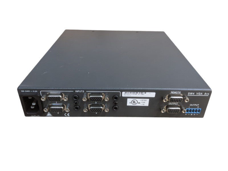 Extron SW VGA/Ars SERIES | VGA/AUDIO Switcher