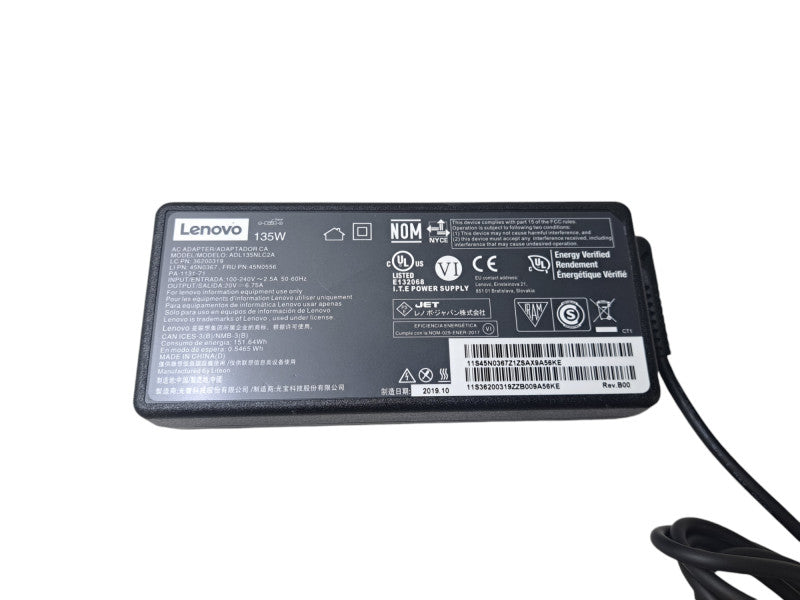 Lenovo 135W 20V 6.75A AC Adapter Charger | Square Tip Q