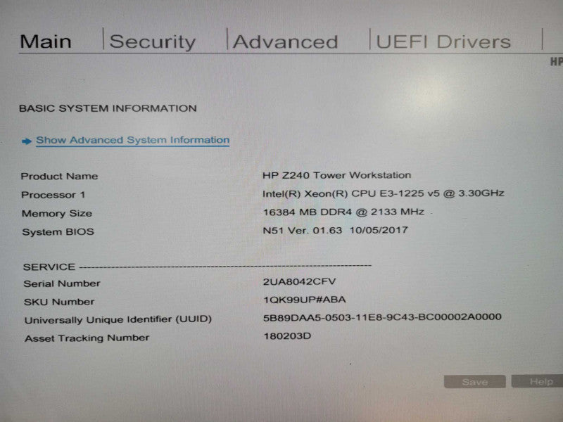 HP Z240 Workstation | Xeon E3-1225 v5 @ 3.30GHz 4C, 16GB DDR4, Quadro K1200 !