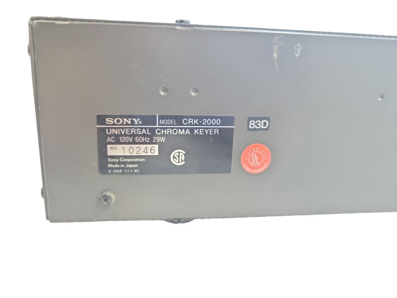 SONY UNIVERSAL CHROMA KEYER CRK-2000 %