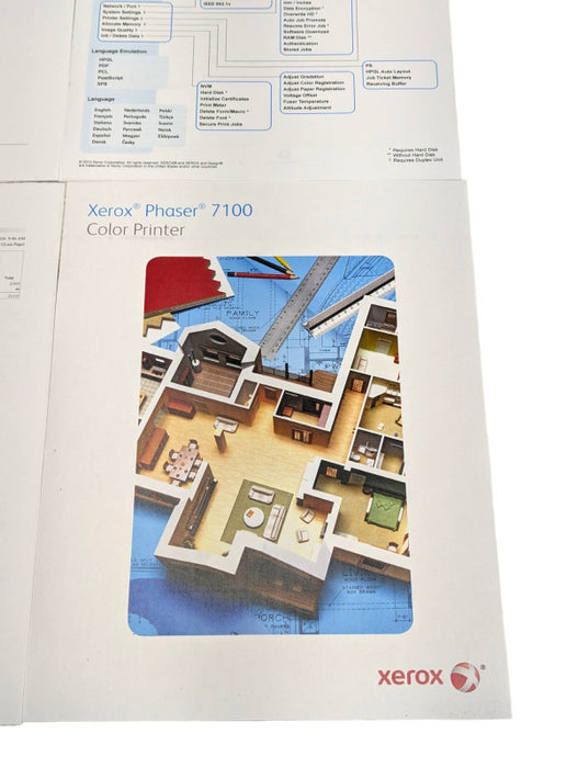 Xerox Phaser 7100 Color Laser Printer Please READ -