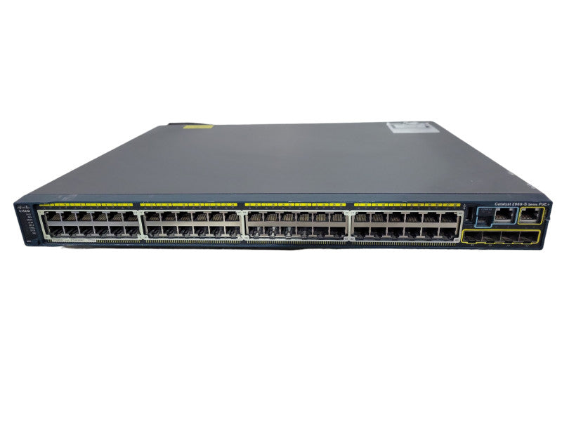 Cisco WS-C2960S-48LPS-L, 48-Port Gigabit PoE+ Managed Switch !