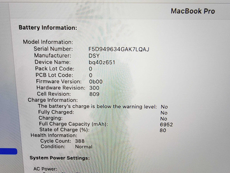 Apple Macbook Pro 2019 16\\" 6-Core i7-9750H @ 2.6GHz 32GB DDR4 512GB SSD Radeon Pro 5300M 4GB (