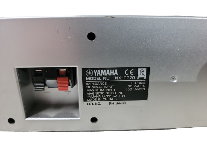 Yamaha Speaker System 1xSW-P270 Subwoofer, 1xNX-C270 Center, 2xNX-E270 Sides