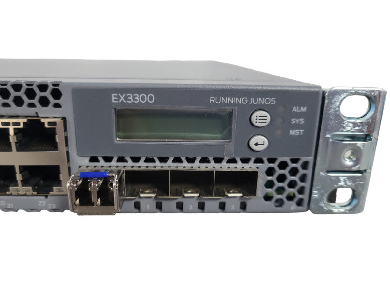 Juniper EX3300 EX3300-24T 24 Port Gigabit Switch Fact Reset READ !
