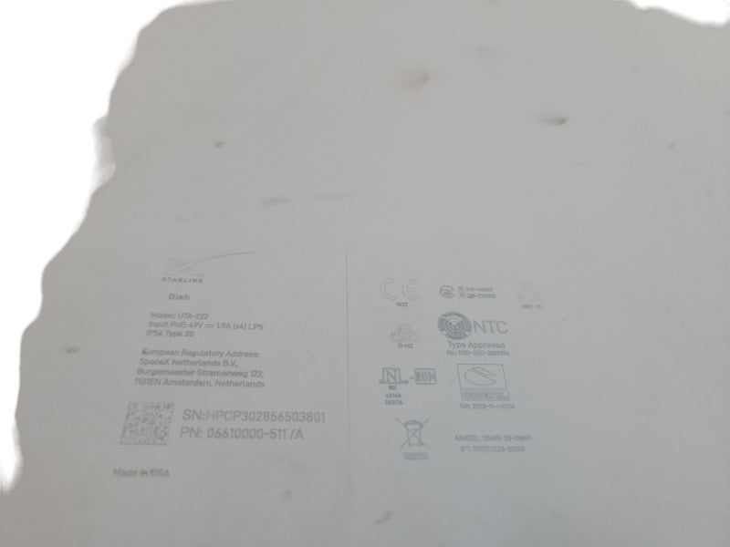 Starlink Flat High Performance Kit Model: UTA-222 (READ) %