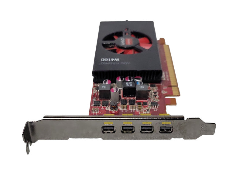 AMD FirePro W4100 2GB GDDR5 Graphics Card 4x Mini DisplayPort _