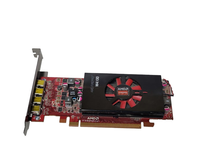 AMD FirePro W4100 2GB GDDR5 Graphics Card 4x Mini DisplayPort _