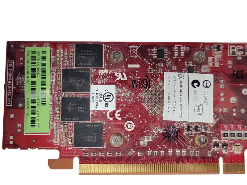 AMD FirePro W4100 2GB GDDR5 Graphics Card 4x Mini DisplayPort _