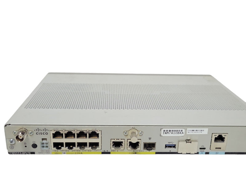 Cisco ISR C1111-8PLTEEA V02 Router No Power Adapter/Antenna Q_