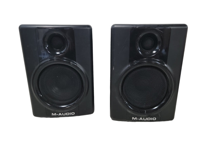 2x Right M-Audio Studiophile AV 40 Desktop Speakers Studio Monitors