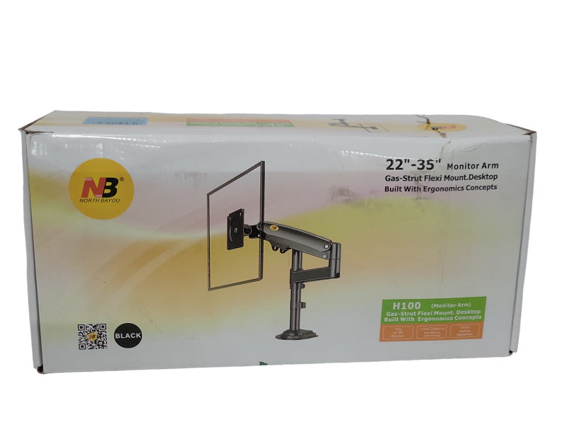 NB North Bayou H100 Monitor Desk Mount Stand 22\\" to 35\\" READ _