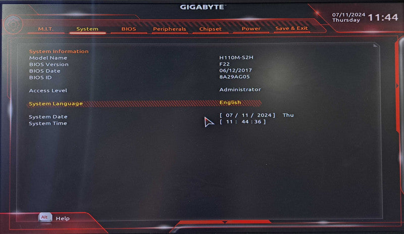 Custom PC | Gigabyte GA-H110M-S2H-GSM, i7-7700 @ 3.60GHz 4C, 16GB DDR4, 750W
