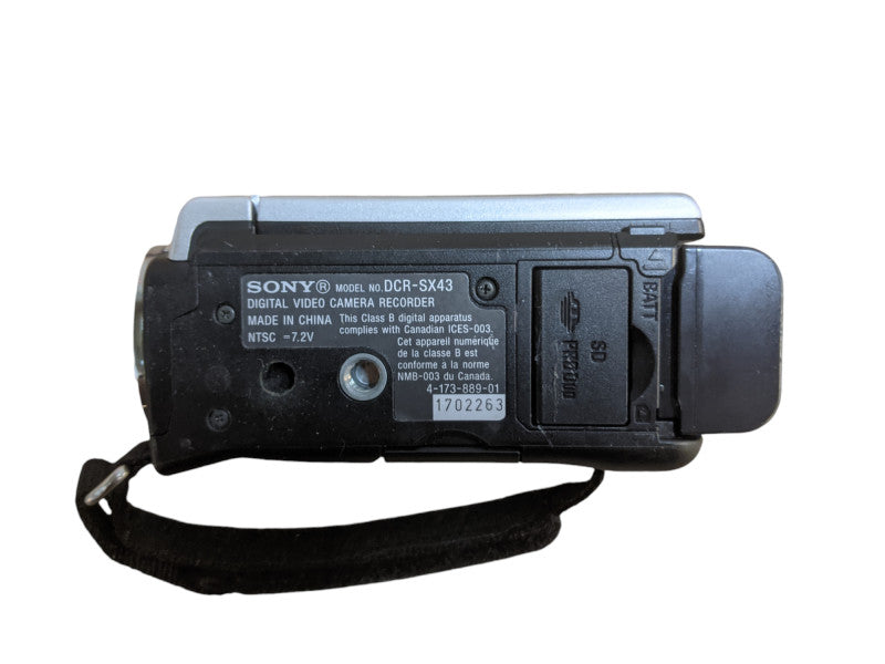 Sony DCR-SX43 | Digital Video Camera Recorder | No SD Card | No Charger