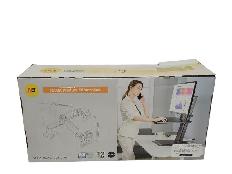 NB F100A Monitor Desk Mount 22\\"-35\\" READ _