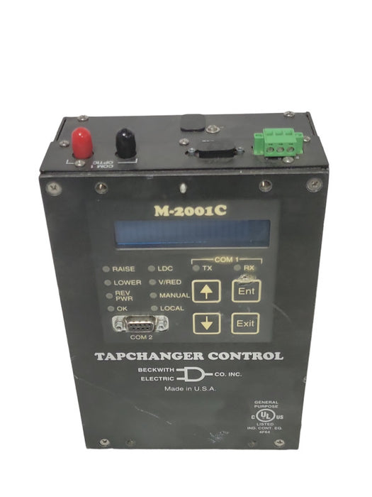 M-2001C Tapchanger Control for transformers and regulators, READ _