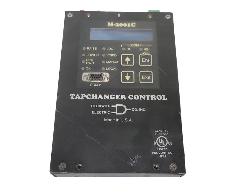 M-2001C Tapchanger Control for transformers and regulators, READ _