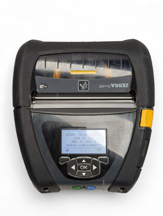 Zebra QLn420 mobile wireless thermal label printer Please READ  -