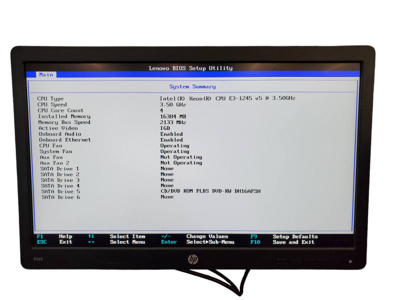 Lenovo ThinkStation P320 Workstation Xeon E3-1245v5 16GB RAM NO HDD @