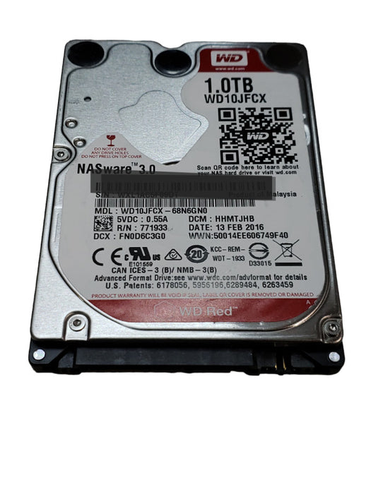 1TB SATA 2.5\\" WD Red NASware 3.0 9.5mm Laptop HDD Q+
