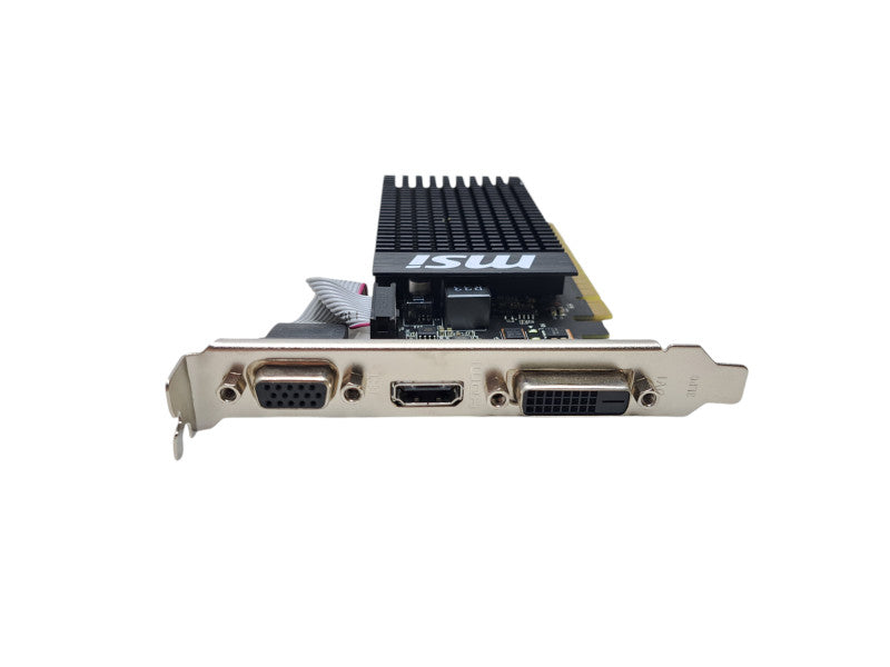 MSI NVIDIA GT 710 | 2GB PCI-E Silent Graphics Card | VGA HDMI DVI