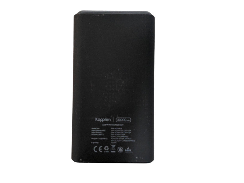 Kopplen Digital Display 30,000 mAh 22.5W Fast Charging USB Power Bank
