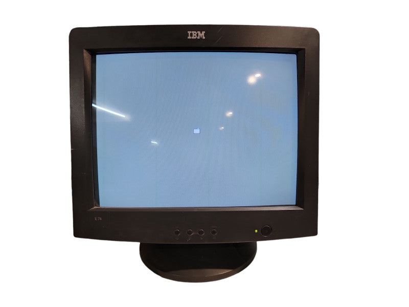 IBM E74 17\\" CRT Black Monitor