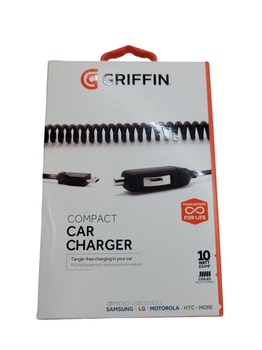 GRIFFIN COMPACT CAR CHARGER (MICRO USB) %