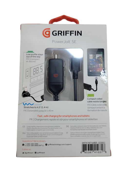 GRIFFIN COMPACT CAR CHARGER (MICRO USB) %
