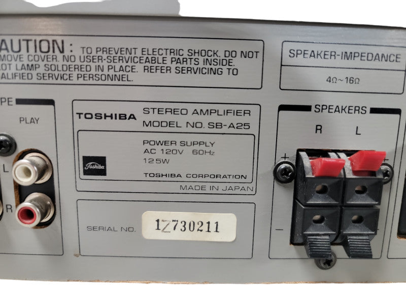 Vintage Aurex Toshiba SB-A45 Stereo Amplifier