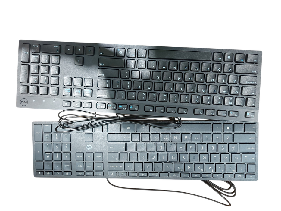 Assorted 2x - USB Wired Keyboard | Dell | HP | KB21P|HSA-P010K