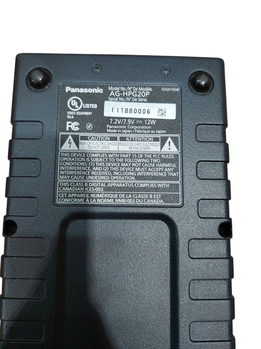 Panasonic AG-HPG20 Memory Card Portable Recorder