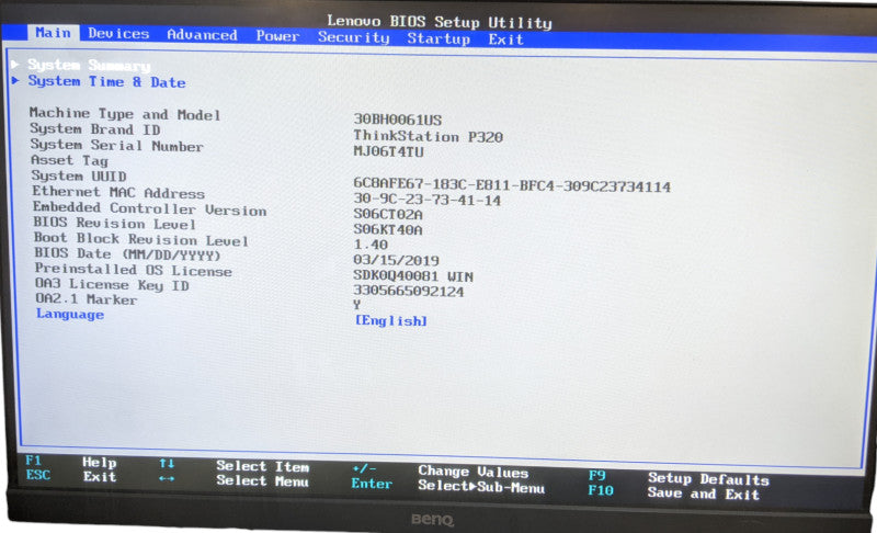 Lenovo ThinkStation P320 | Xeon E3-1245v5 | 32GB DDR4 | No HDD | Quadro K420