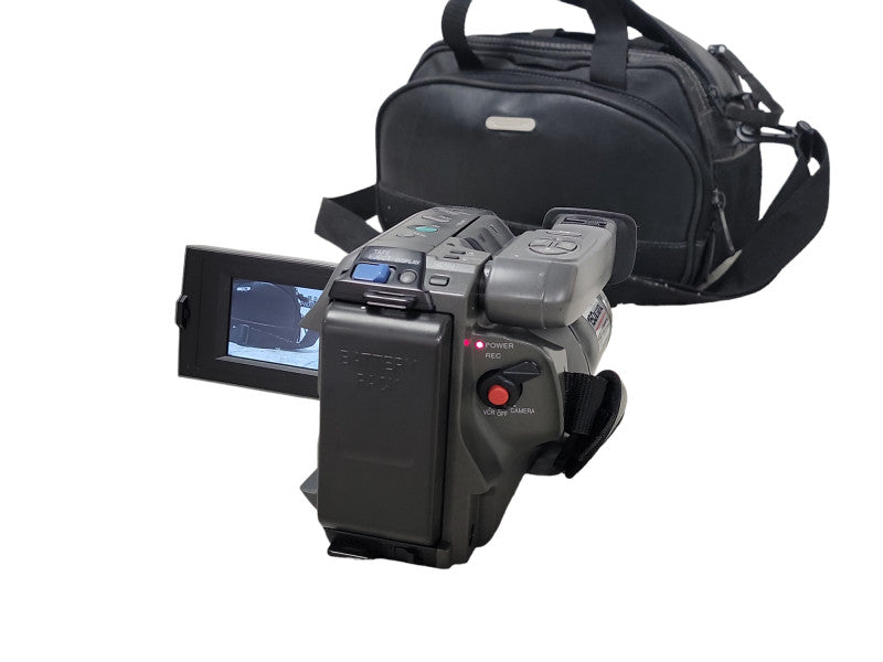 Panasonic Palmcorder VHSC Model PV-L450D-K W/ Carry Bag, Battery and Chager