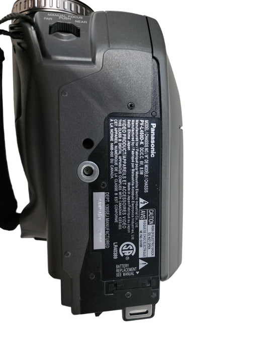 Panasonic Palmcorder VHSC Model PV-L450D-K W/ Carry Bag, Battery and Chager