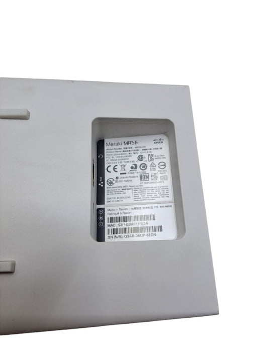 Cisco Meraki MR56-HW Wireless Access Point *CLAIMED* Q