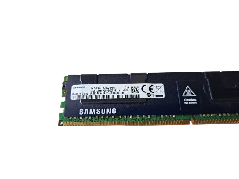 Samsung 64GB 2S2Rx4 PC4-2400T-RA1 | DDR4 Server Memory With Heatsink Q