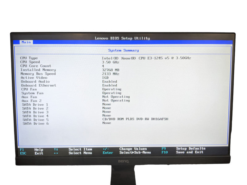 Lenovo ThinkStation P320 | Xeon E3-1245v5 | 32GB DDR4 | No HDD