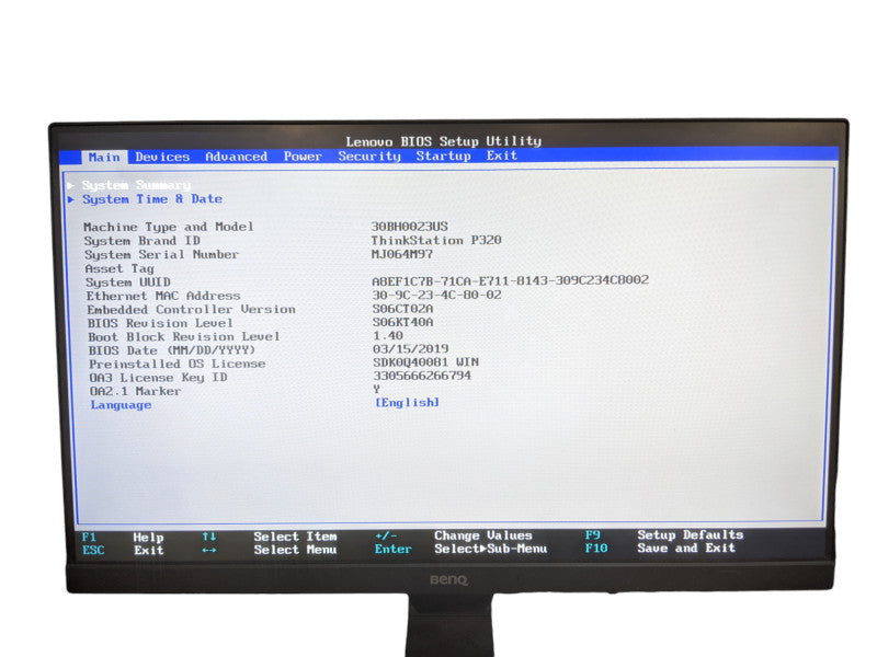 Lenovo ThinkStation P320 | Xeon E3-1245v5 | 32GB DDR4 | No HDD