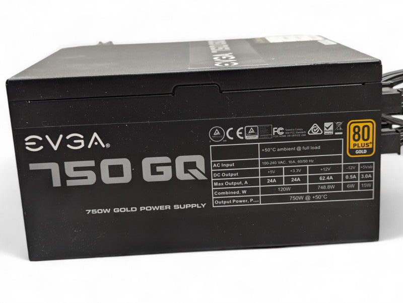 EVGA 750 GQ Modular Gold Power Supply 750W  -